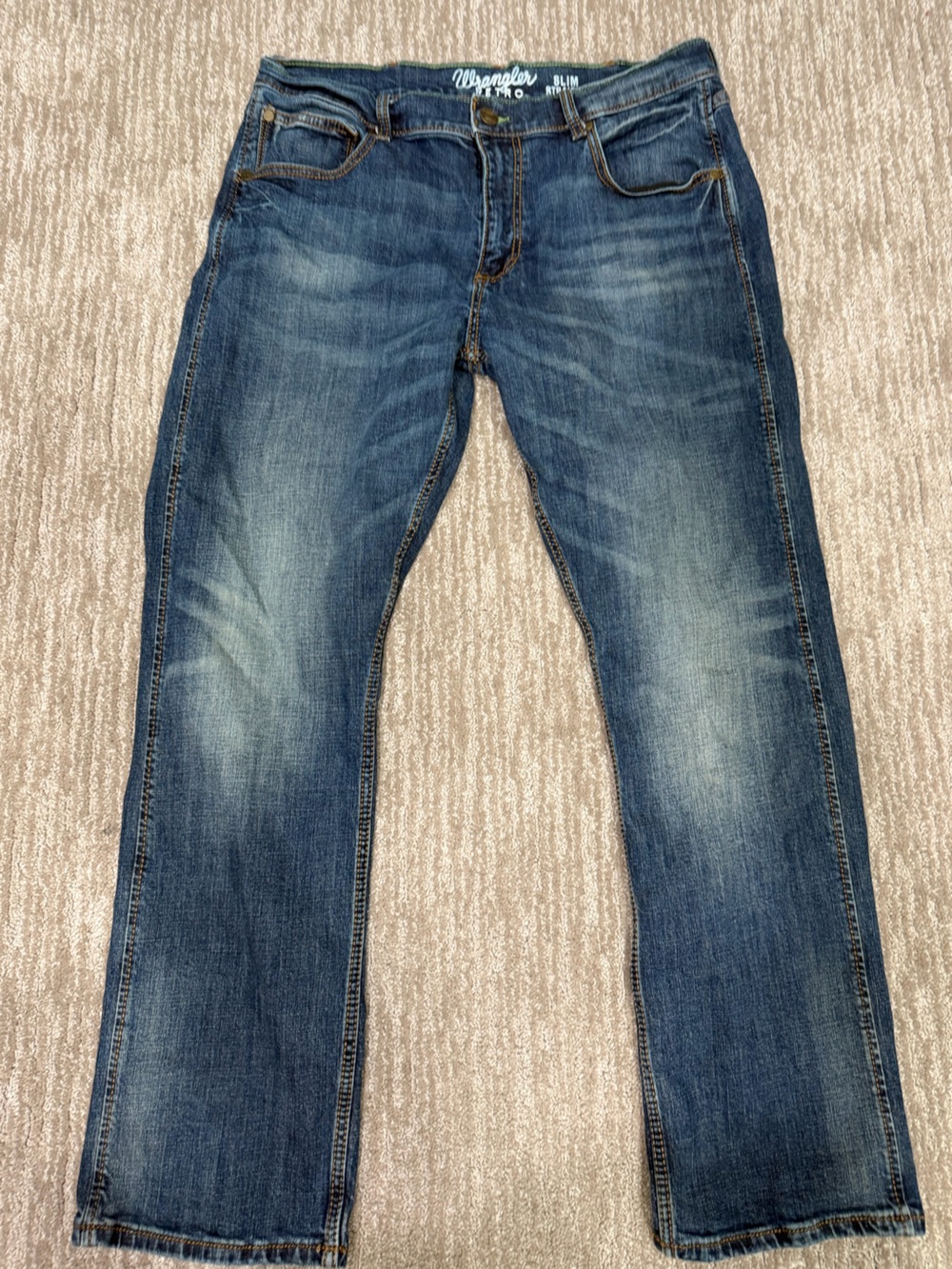 Wrangler Retro Slim Straight Men’s Jeans 34x30